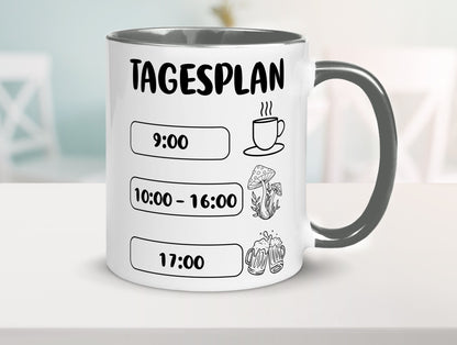 Tagesplan Pilzsammler | Pilze Wald v2 Geschenk Humor Geschenkidee lustiger