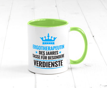 Besonderer Verdienst: Ergotherapeutin | Ergotherapie lustig Humor Geschenkidee