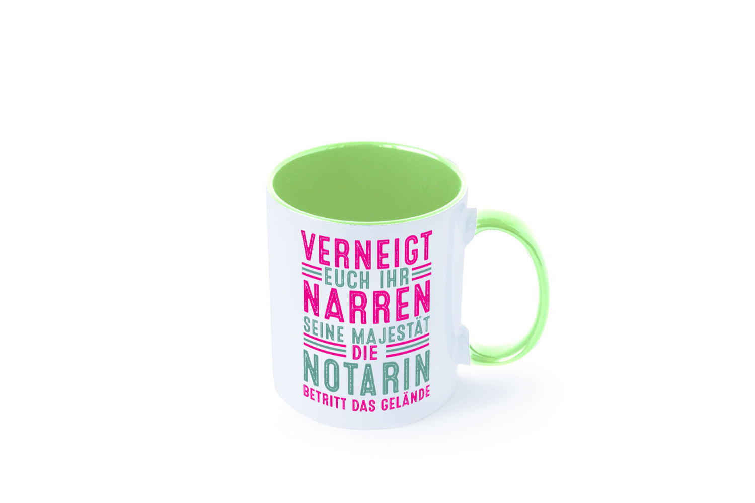 Verneigt euch: Notarin | Juristin lustig Humor Geschenkidee Geschenk Tasse