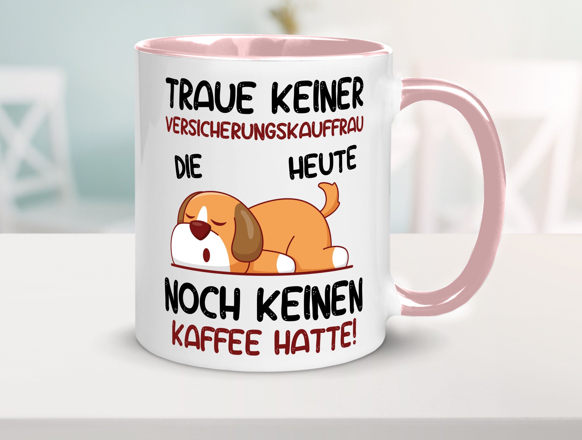 Traue keiner Versicherungskauffrau | Kauffrau Geschenk Humor Geschenkidee