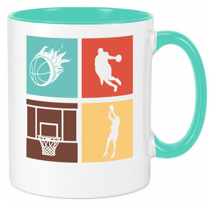 Basketball | Sportfan Slam Dunk Teamplayer NBA Humor Geschenkidee Tasse