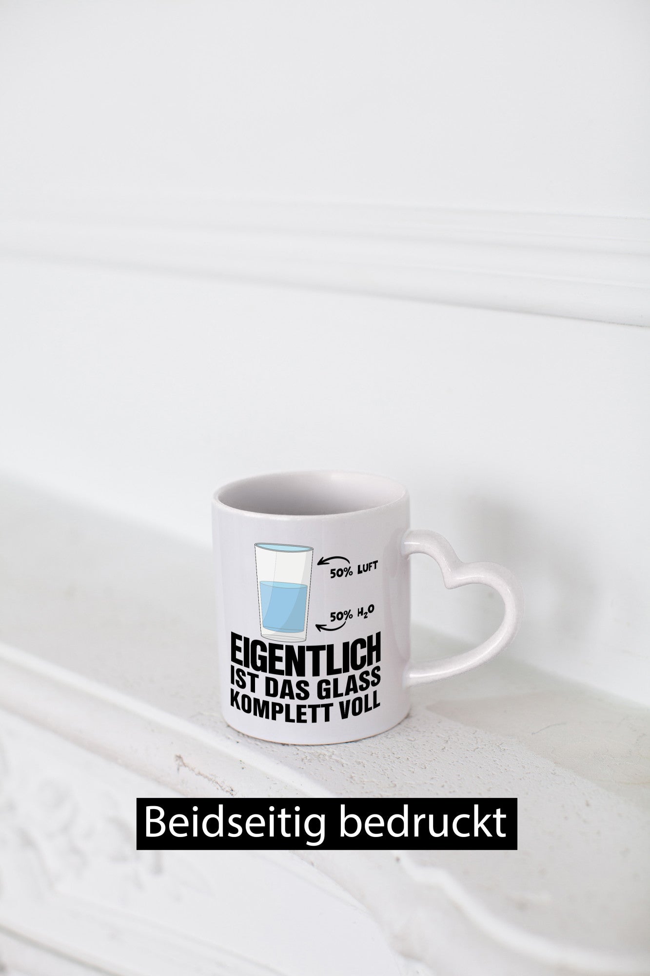 Wasserglas Motiv | Optimist Tasse Chemiker Chemie Humor Geschenkidee