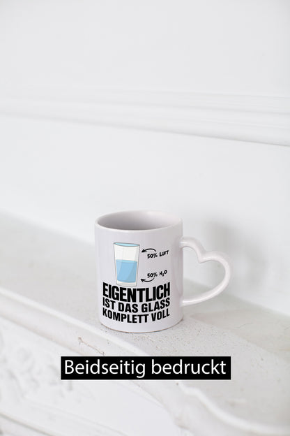 Wasserglas Motiv | Optimist Tasse Chemiker Chemie Humor Geschenkidee