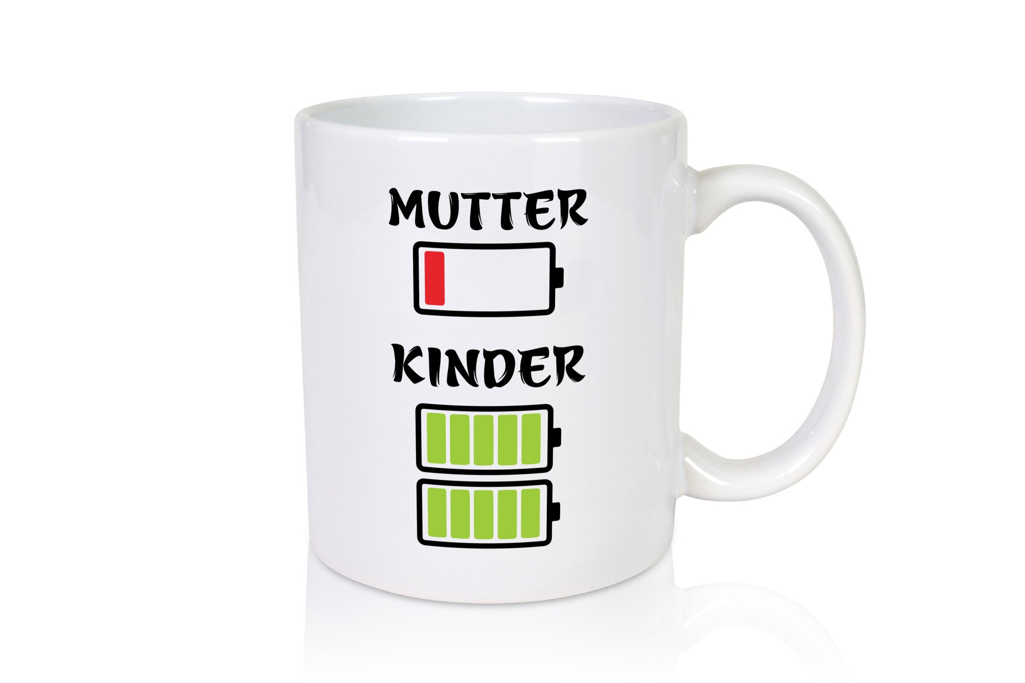 Mutter akku leer | Kinder voll Muttertag Geschenk Familie Geschenkidee lustiger