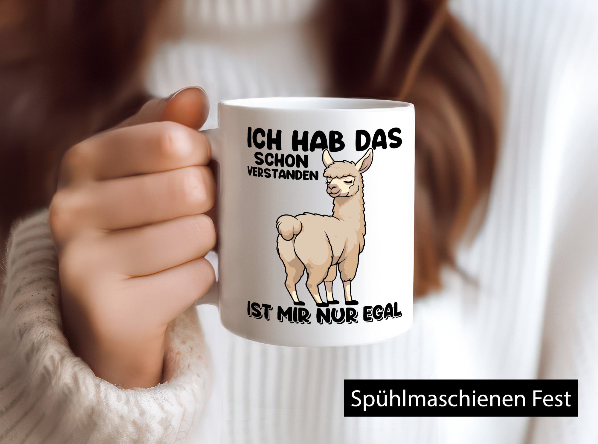 Hab ich verstanden ist mir nur egal | Lama Alpaka Geschenk Humor Geschenkidee