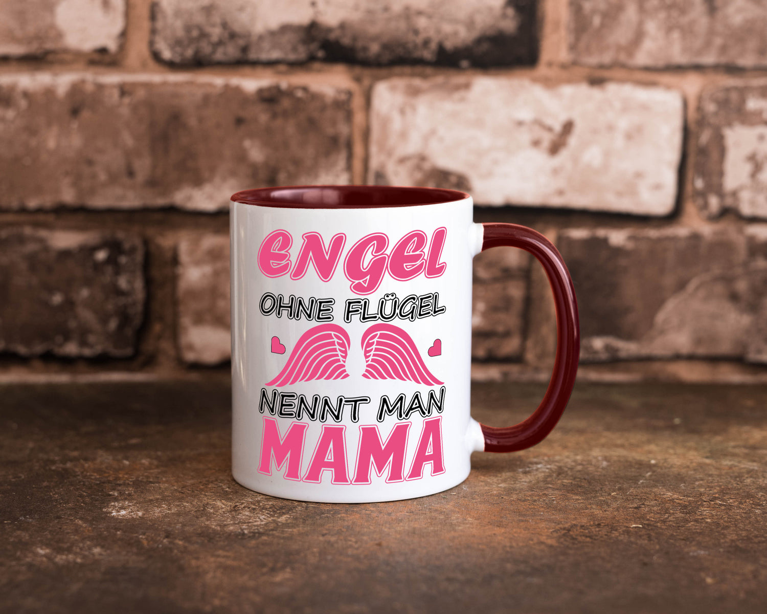 Mama Engel Humor Familie Geschenkidee Tasse