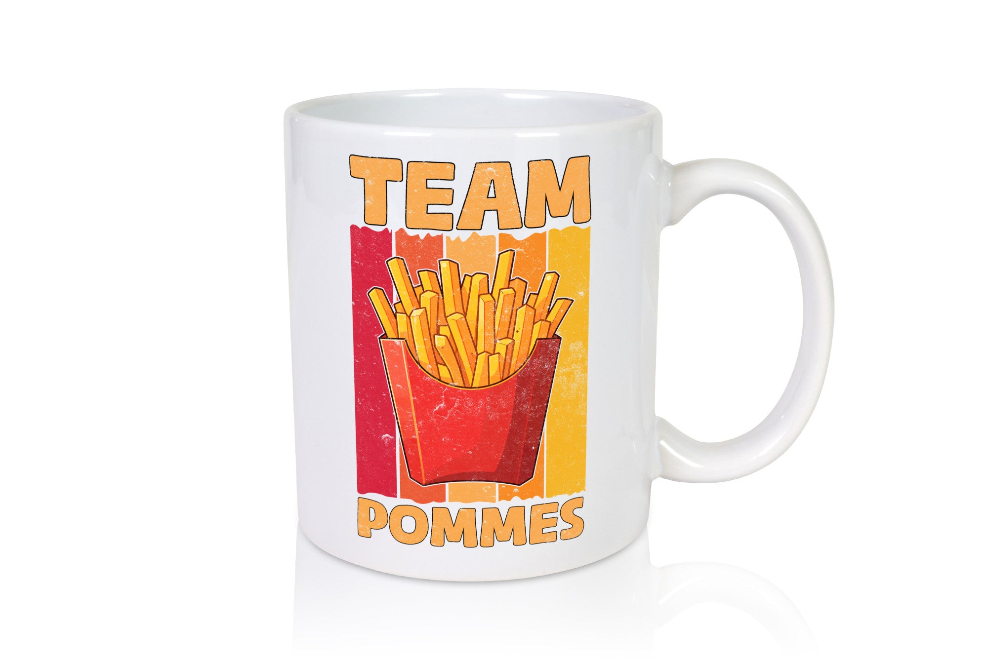 Team Pommes | Frites Liebhaber Humor Geschenkidee Tasse