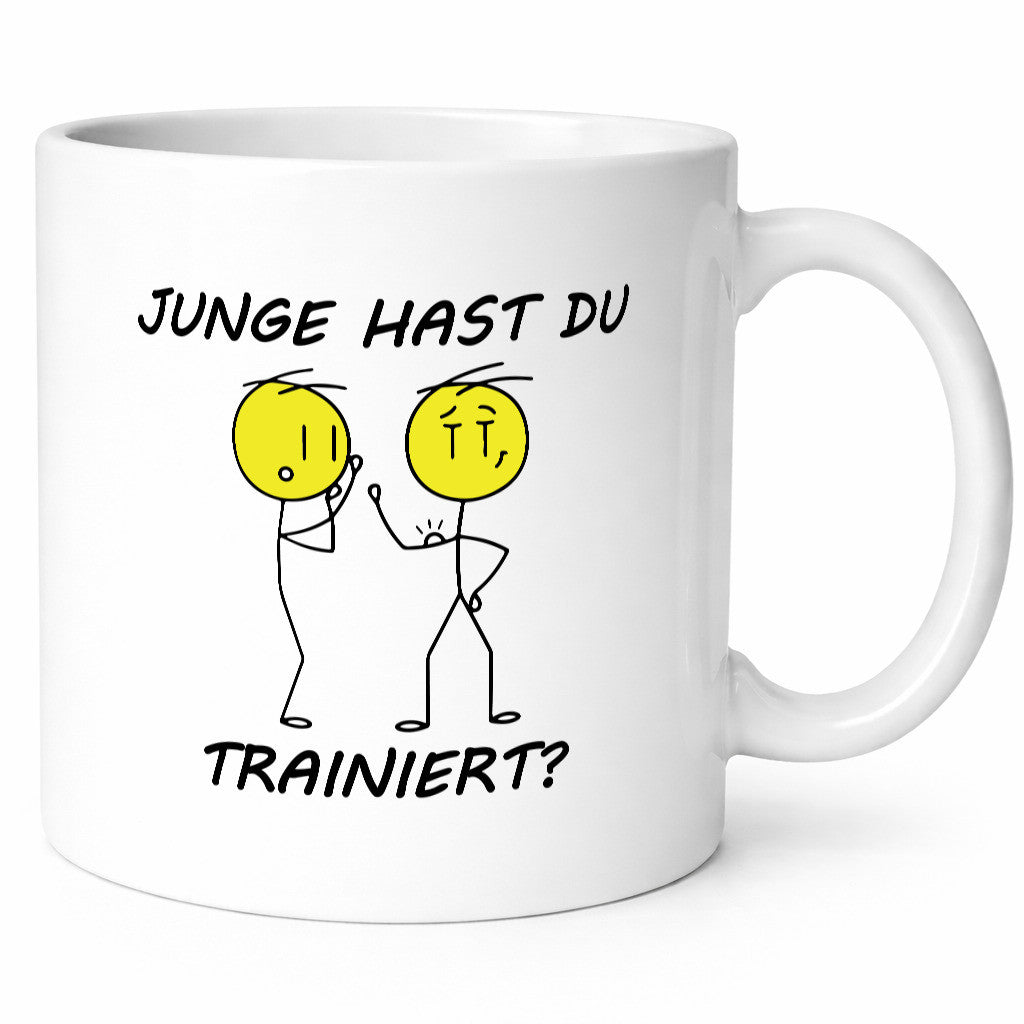 Junge hast du Trainiert? | Gym Muskelaufbau Geschenk Humor Geschenkidee