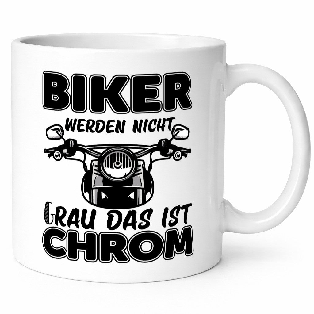 Biker werden nicht grau | Motorrradfahrer Tasse Humor Geschenkidee