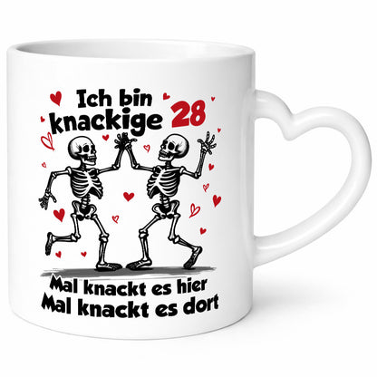 28. Geburtstag | Knackige 28 Ich bin alt v2 Humor Geschenkidee Tasse