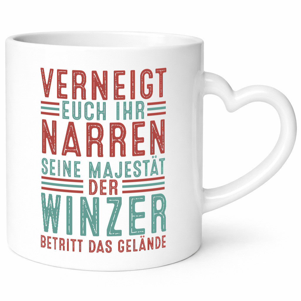 Verneigt euch: Winzer | Weinbauer Wein Geschenkidee Humor Tasse