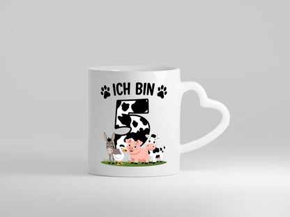 5 Geburtstag | Jahre Farmer Kind Humor Geschenkidee Tasse