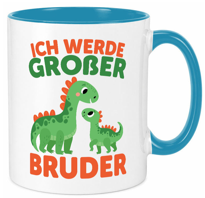 Ich werde Großer Bruder | Dino Brudersaurus lustig Humor Geschenkidee Geschenk