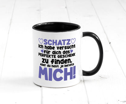 Schatz | Liebe Valentinstag Freund Freundin Herz Geschenkidee Humor Tasse