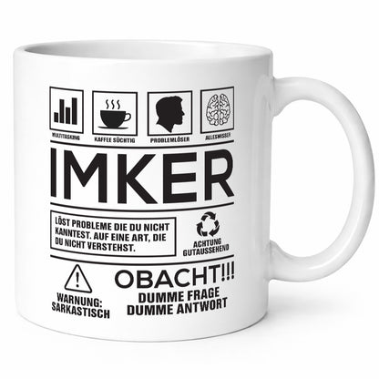 Achtung Probleme Imker | Imkerei Geschenk Humor Geschenkidee lustiger Spruch