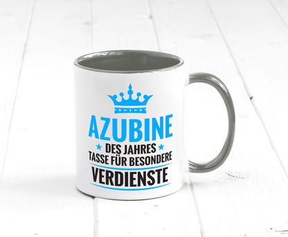 Besonderer Verdienst: Azubine | Ausbildung Lehrling lustig Humor Geschenkidee