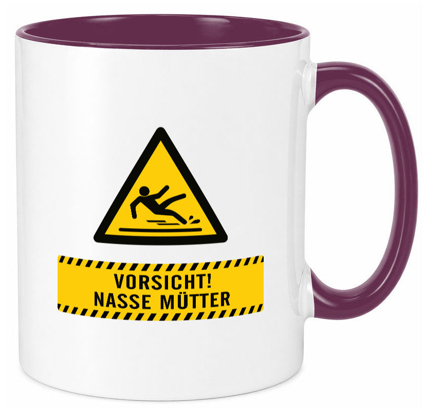 Vorsicht Nasse Mütter | Muttertag Geschenk Familie Geschenkidee lustiger Spruch