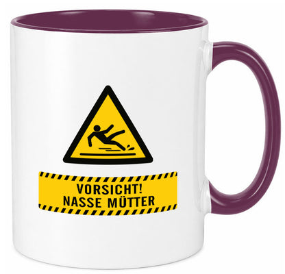 Vorsicht Nasse Mütter | Muttertag Geschenk Familie Geschenkidee lustiger Spruch