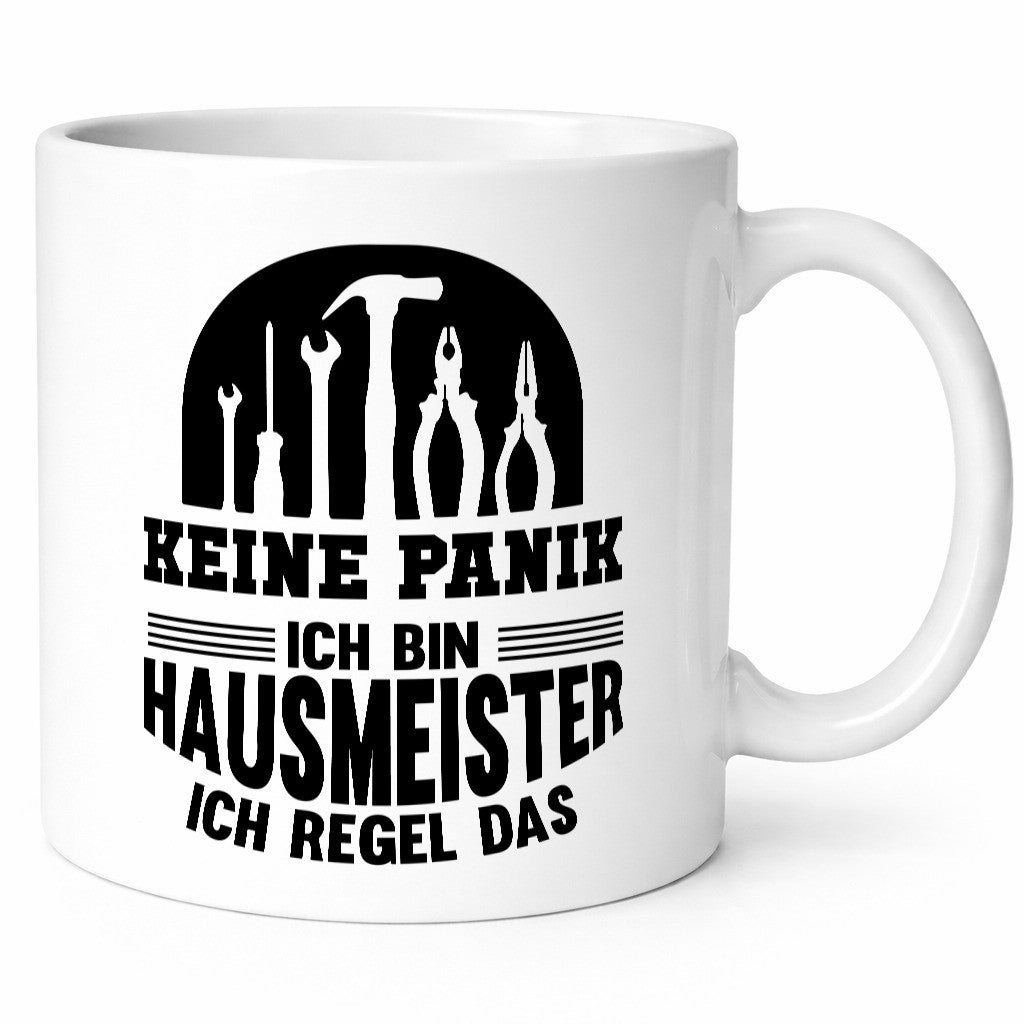 Keine Panik ich bin Hausmeister regel das | lustiger Spruch Geschenk Humor