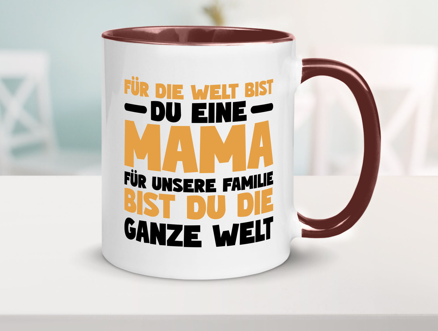 Beste mama der Welt vl8 lustig Familie Geschenkidee Geschenk Tasse