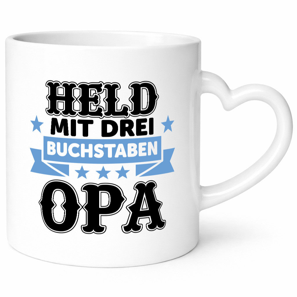 Held, drei Buchstaben, Opa | Held Sterne Auszeichnung lustiger Spruch Geschenk