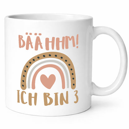 Bäähhm ich bin 3 | 3. Geburtstag Jährige Humor Geschenkidee Tasse