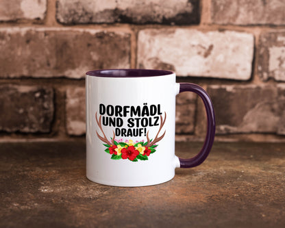 Dorfmädel und stolz drauf | Dorfkind Dorf v2 Geschenkidee Humor Tasse