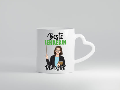 Beste Lehrerin | Schule Beruf Schüler v2 Geschenkidee Arbeit Kollegen Büro