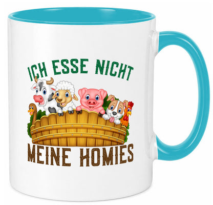 Ich esse nicht meine Homies | Farmer Landwirt lustiger Spruch Geschenk Humor Tasse