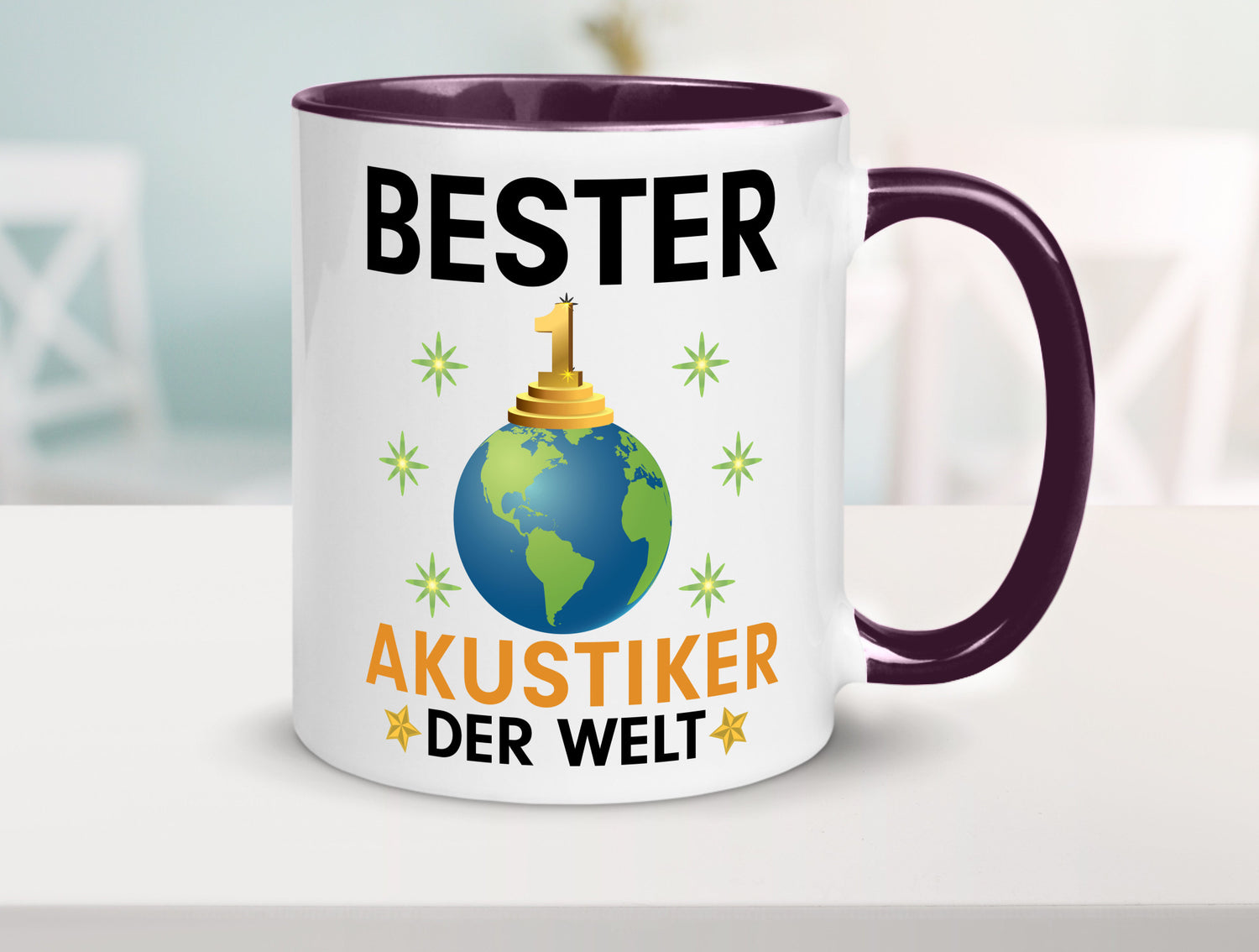 Welt Bester Akustiker | Akustik Hörgeräteakustik Geschenkidee Humor Tasse