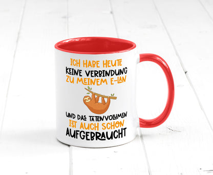Tatenvolumen aufgebraucht | Spruch Humor Faultier Tierliebhaber Geschenkidee