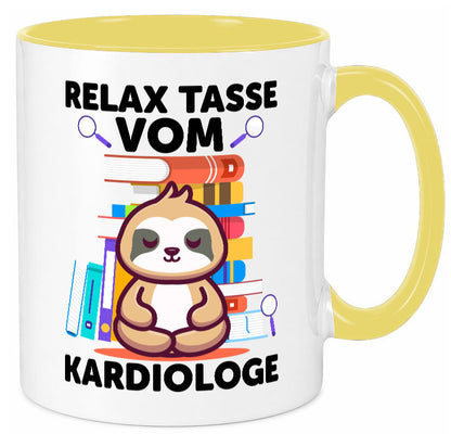 Relax Tasse: Kardiologe | Kardiologie lustiger Spruch Geschenk Humor