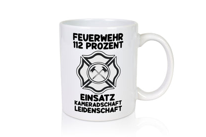 Feuerwehr | 112 Kameradschaft Einsatz Feuerwehrmann lustiger Spruch Geschenk