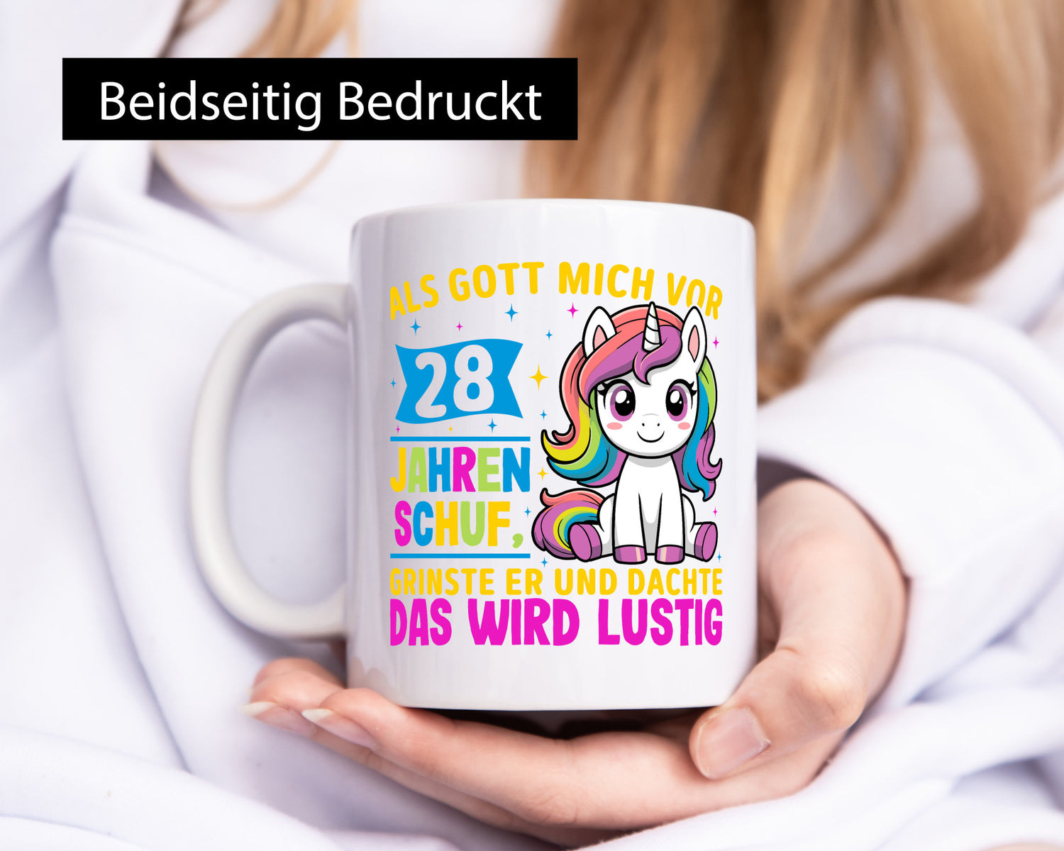28. Geburtstag | Als Gott mich schuf 40 Jahre v2 lustiger Spruch Geschenk