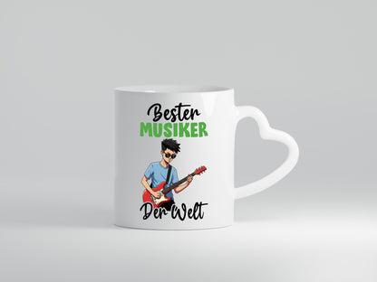Bester Musiker | Musik Musikant v2 lustig Humor Geschenkidee Geschenk Tasse