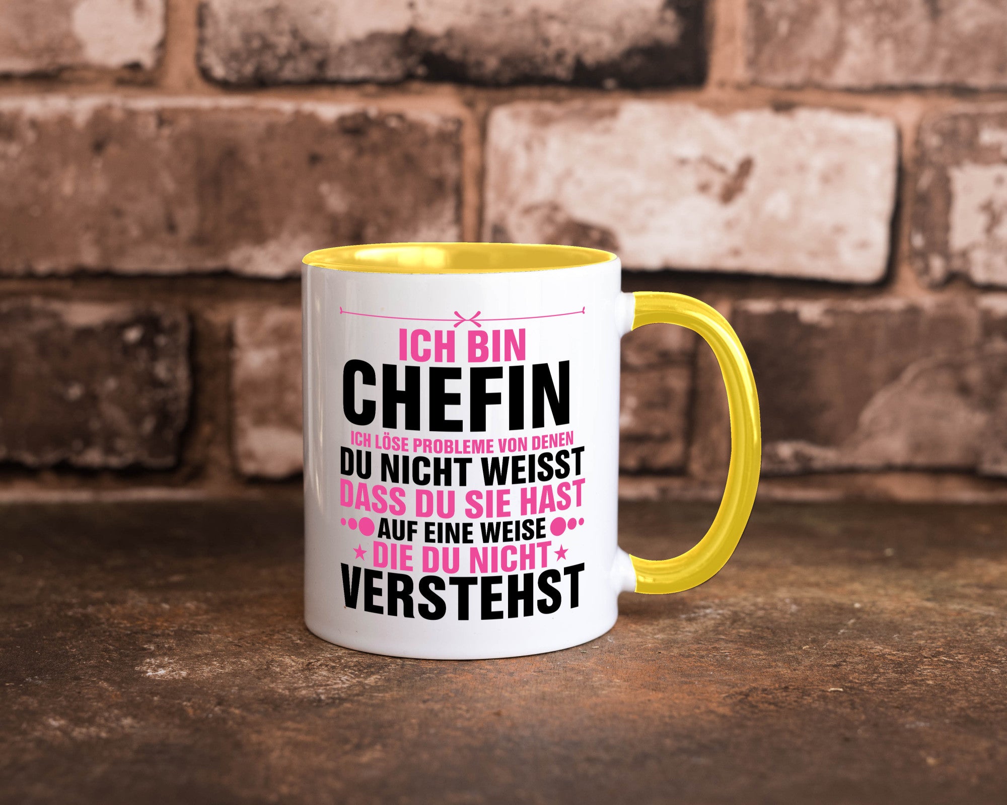 Löse Probleme: Chefin | Führungskraft Vorgesetzte lustiger Spruch Geschenk