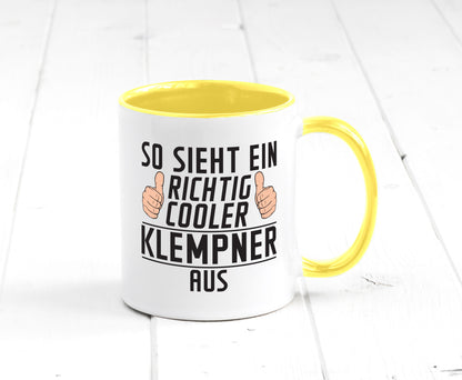 Richtig Cooler Klempner | Beruf klempnern Humor Arbeit Kollegen Büro