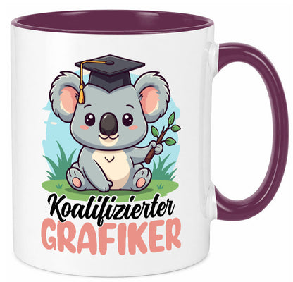 Koalifizierter Grafiker | Grafik Design lustiger Spruch Geschenk Humor