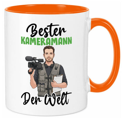 Bester Kameramann | Kamera v2 lustig Humor Geschenkidee Geschenk Tasse