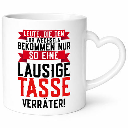 Jobwechsel | Verräter Kollegen Abschied Büro Arbeit Humor Geschenkidee Tasse