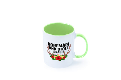 Dorfmädel und stolz drauf | Dorfkind Dorf v2 Geschenkidee Humor Tasse