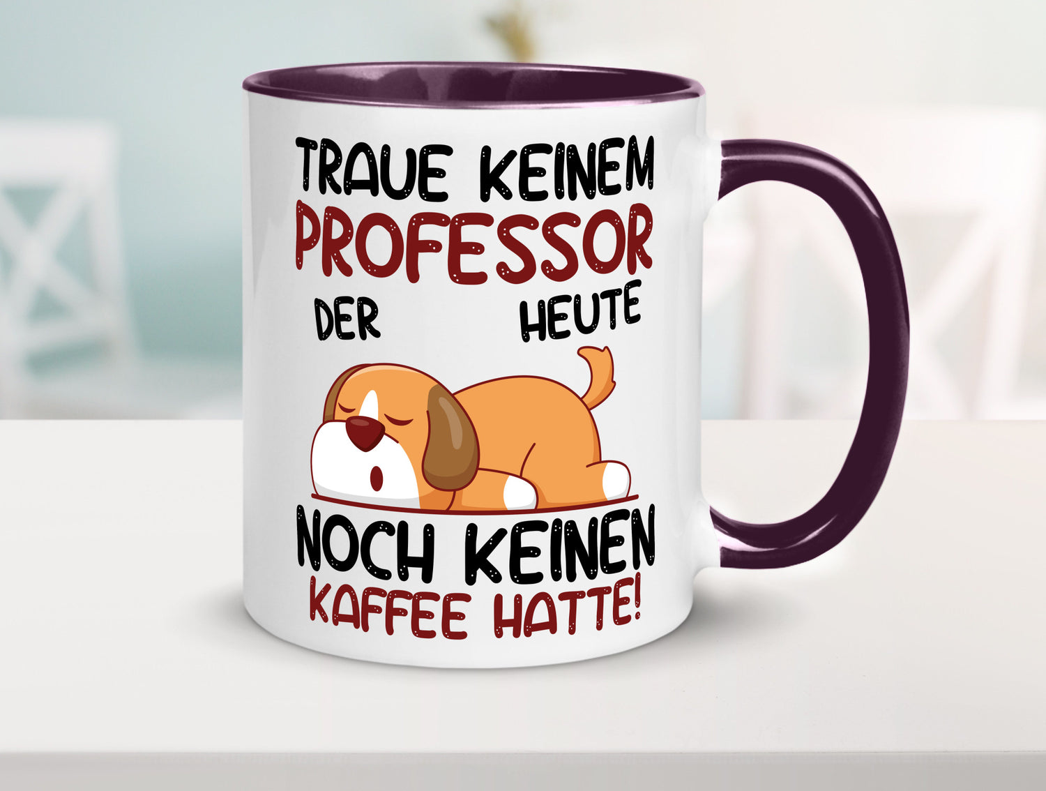 Traue keinem Professor | Uni Universität Geschenkidee Humor Tasse