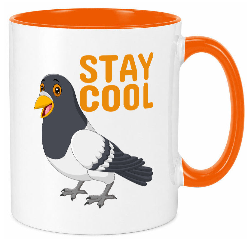 Stay Cool | coole Taube Motiv Tasse Jugendliche Humor Geschenkidee