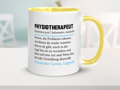 Physiotherapeut | Beruf Spruch Text lustig v2 Humor Arbeit Kollegen Büro