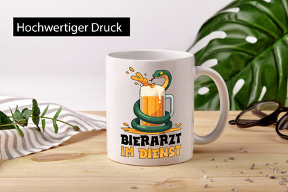 Bierarzt im Dienst | Tierarzt Arzt Geschenk Tierliebhaber Humor lustiger Spruch
