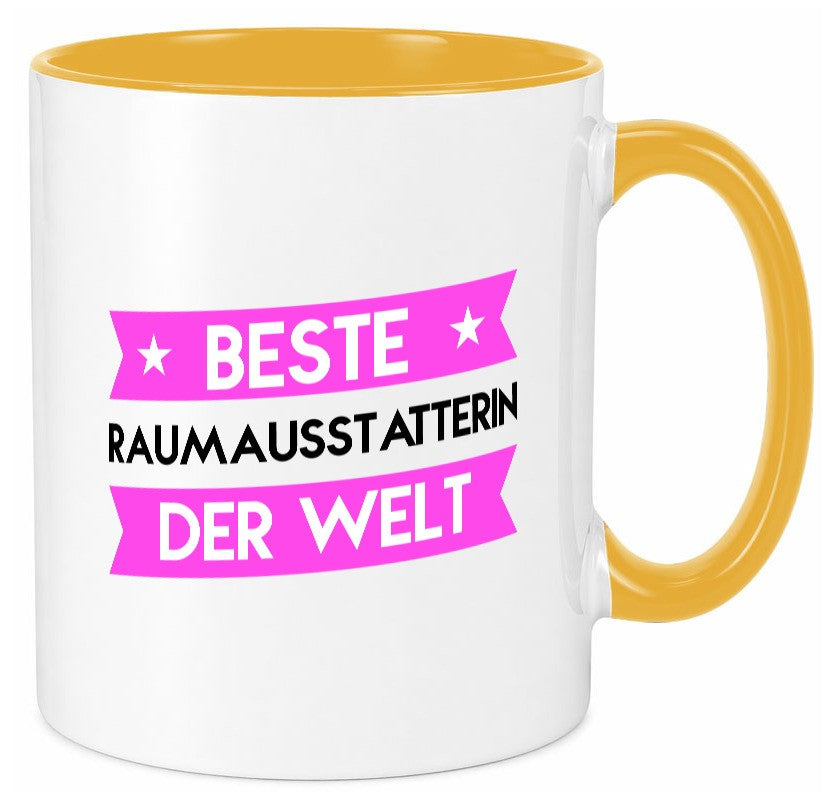 Beste Raumausstatterin | Wohn Ausstatterin Geschenk Humor Geschenkidee lustiger Tasse