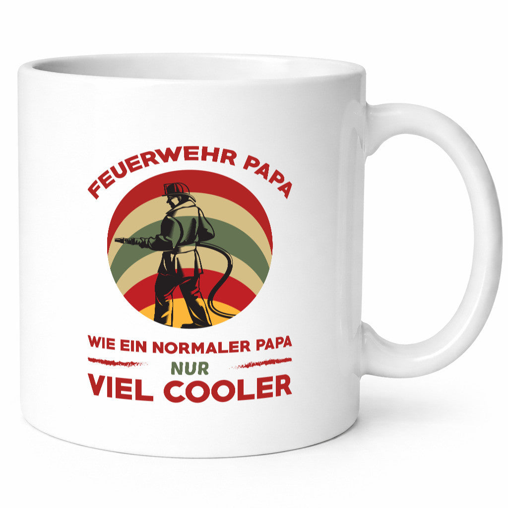 Feuerwehrpapa | Cooler Papa als alle andere Geschenkidee Humor Tasse