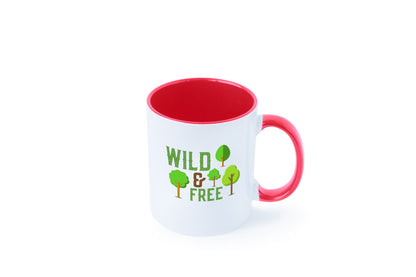 Wild and free | Freiheit Camper Hobbycamper Geschenkidee Humor Tasse