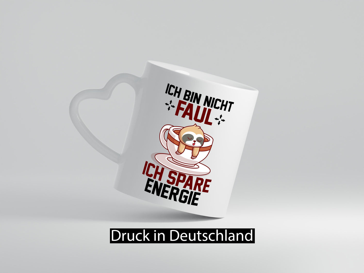 Ich bin nicht Faul | Spare enegrie Faultier Büro lustiger Spruch Geschenk