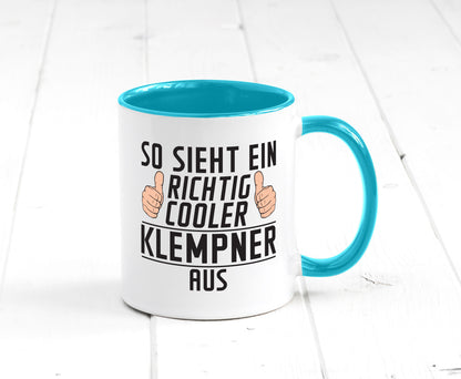 Richtig Cooler Klempner | Beruf klempnern Humor Arbeit Kollegen Büro